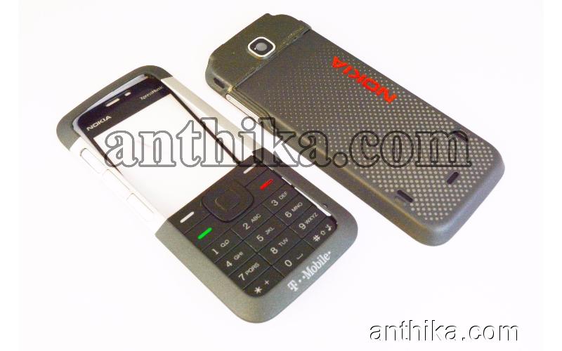 Nokia 5310 Kapak Tuş Lens Full Set Original T Mobile Silver Black New