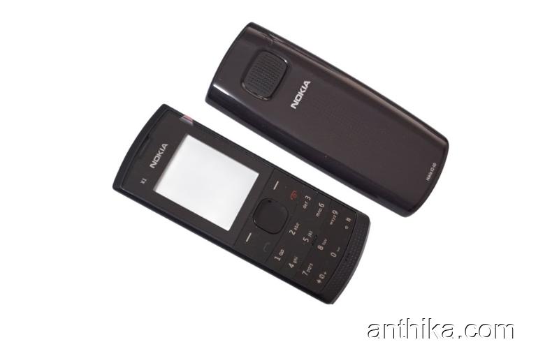 Nokia X1 X1-00 Kapak Tuş Original Front and Battery Cover Black New