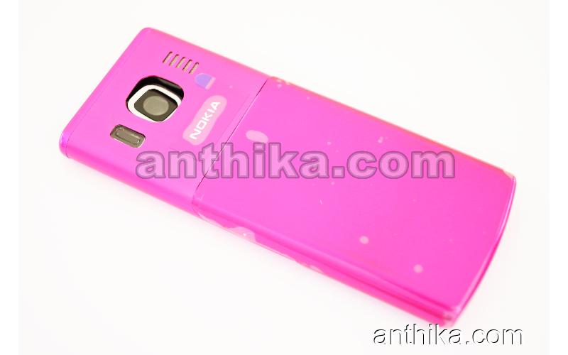 Nokia 6500 Classic Kapak Tuş High Quality Cover Pink New