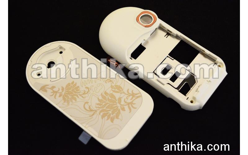 Nokia 7370 Kasa Ayna Original Middle Cover B-Cover Deko Plate Chreme New