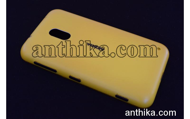 Nokia Lumia 620 Kapak Original Battery Cover Yellow Used 02500T0