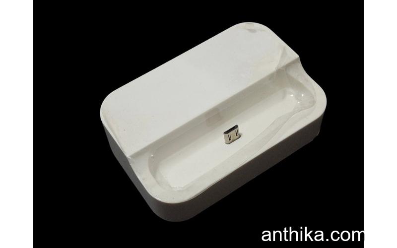 Android Micro Usb Dock Masaüstü Şarj Aleti Beyaz