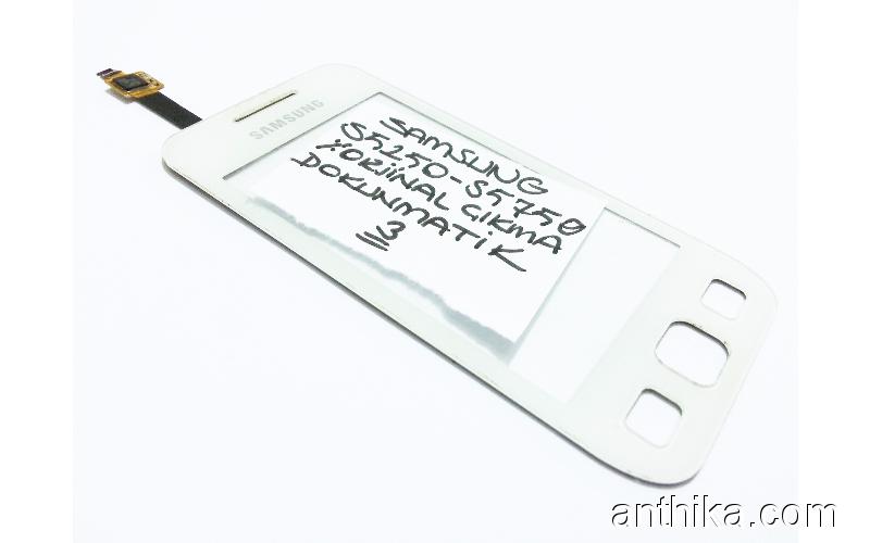 Samsung S5250 S5750 Orjinal Dokunmatik Digitizer Touchscreen White-3