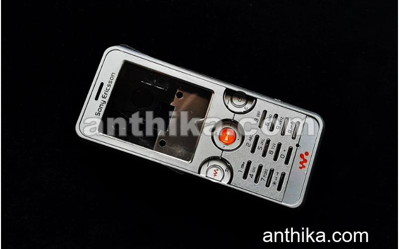 Sony Ericsson W610 W610i Kapak Kasa Tuş High Quality Full Housing Gray