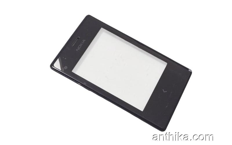 Nokia Asha 503 Dokunmatik Çıtalı Siyah Digitizer Touchscreen Black New