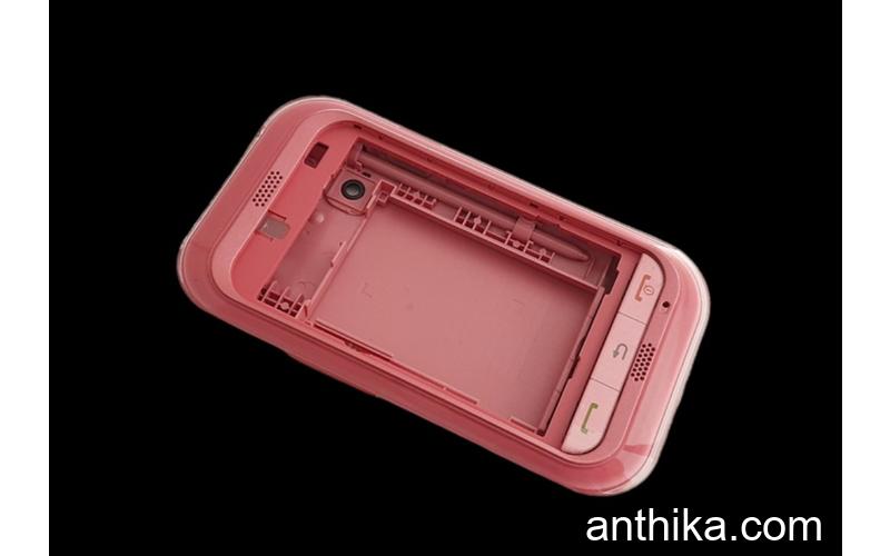 Samsung C3300 Kapak Kasa Tuş Kalem Full Housing Pink New