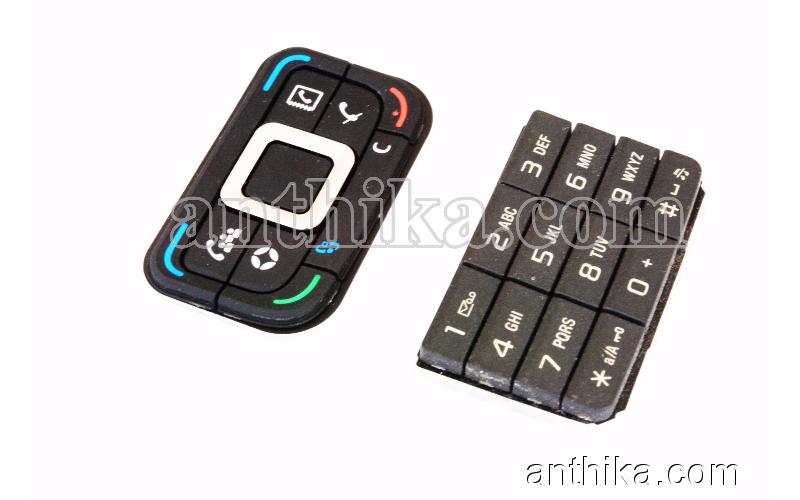 Nokia E65 Tuş Set Original Keypad Black New