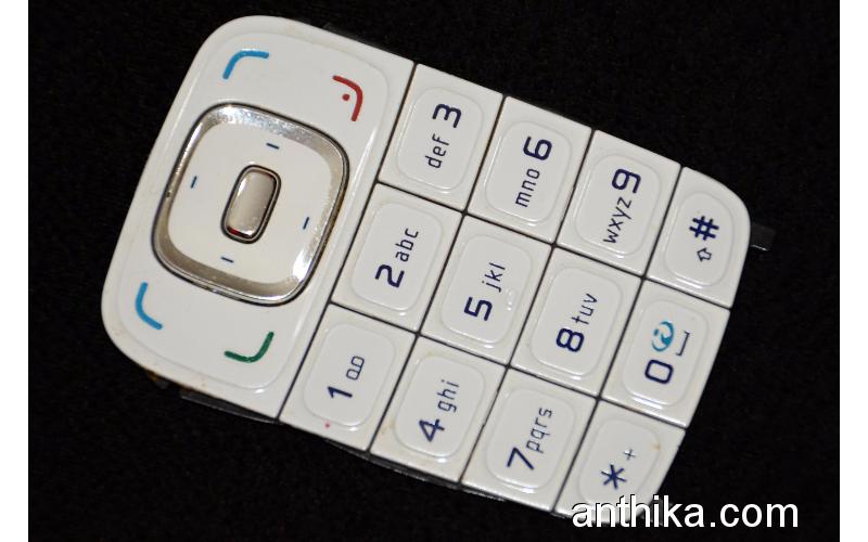 Nokia 6131 Tuş Orjinal Kalitesinde Keypad White New