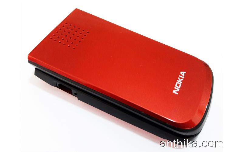 Nokia 2720 Fold Kapak Kasa Tuş High Quality Full Housing Red New