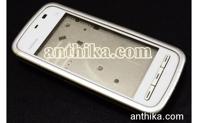 Nokia 5230 Dokunmatik Kapak Kasa Orjinal Digitizer Housing White Used