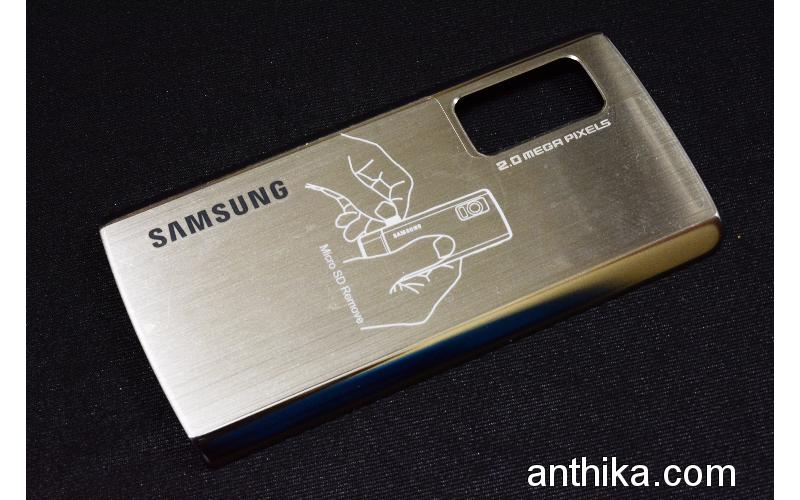 Samsung L700 Kapak Orjinal Battery Cover Silver New