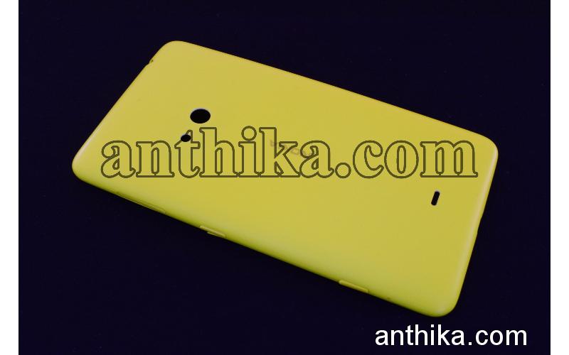 Nokia Lumia 625 Kapak Original Battery Cover Yellow Used 02504R3 8003074