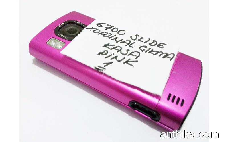 Nokia 6700 Slide Orjinal Kasa Kapak Pink-1