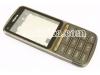 Nokia C3-01 Dokunmatik Kapak Kasa Tuş Touch Housing Dark Grey Used-3