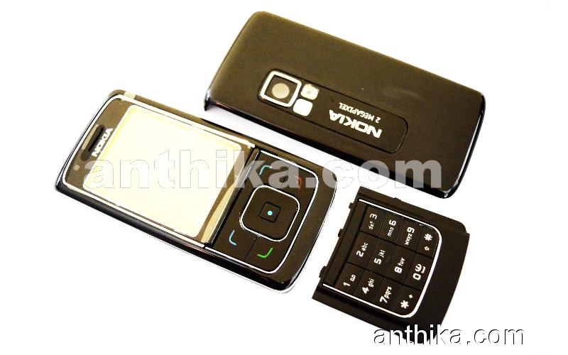 Nokia 6288 Kapak Tuş High Quality Cover and Keypad Black New