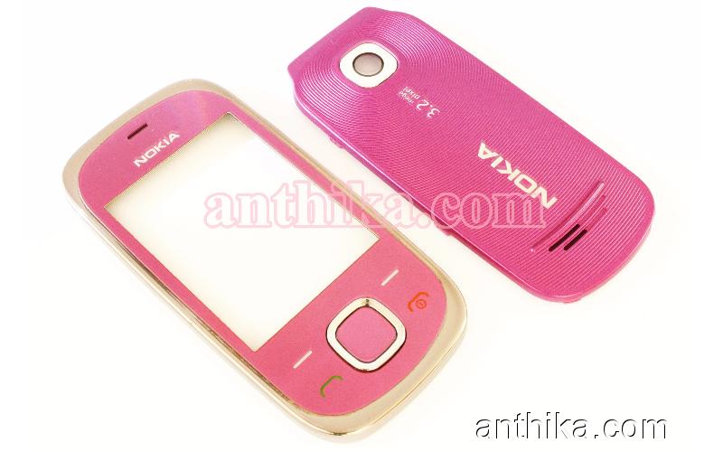 Nokia 7230 Kapak Takım Orjinal Cover Pink New Condition