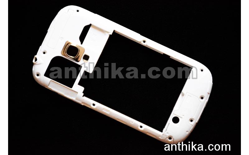 Samsung Galaxy S lll Mini i8190 Kasa Original Middle Cover White Used