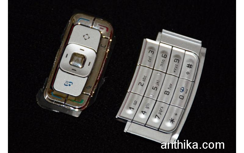 Nokia N95 Tuş Orjinal Kalitesinde Keypad Silver New