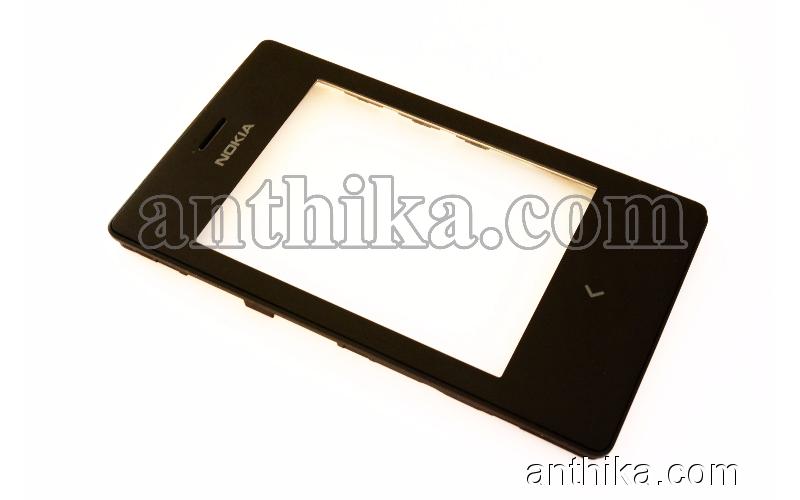 Nokia Asha 503 Dokunmatik Original Digitizer Touchscreen Black 00811M2