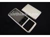 Nokia 6300 Kapak Original Front and Battery Cover Silver New