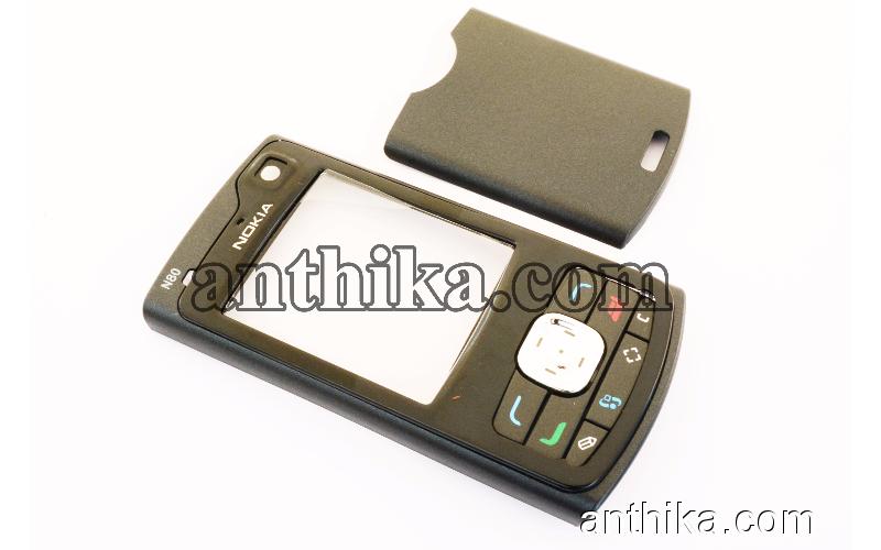 Nokia N80 Kapak Tuş A++ Kalite Cover And Keypad Black New