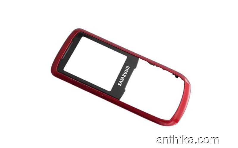 Samsung c3212 Kapak Original Front Cover Red Used