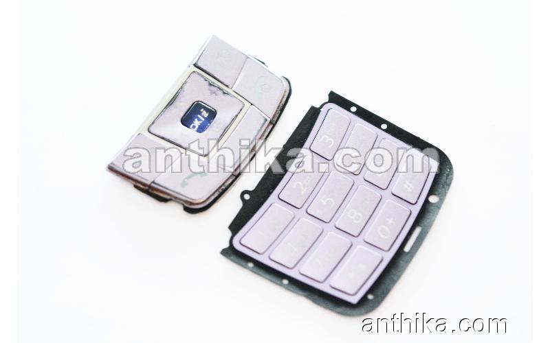 Samsung E250 Tuş Original Keypad Lilac Used