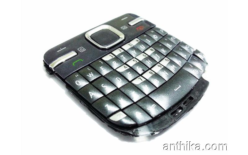 Nokia C3 C3-03 Tuş Orjinal Keypad Black