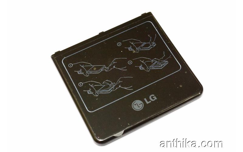 LG KE850 Kapak Orjinal Battery Cover Black New ACGA0019101