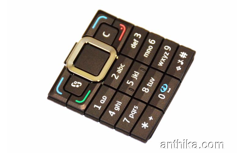 Nokia E90 Tuş Orjinal Kalitesinde Keypad Brown New