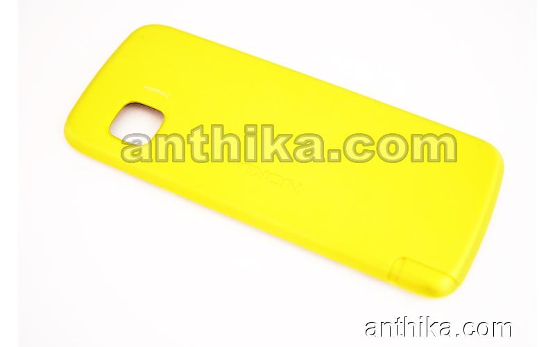 Nokia 5230 Kapak Kalem Original Battery Cover Stylus Yellow New