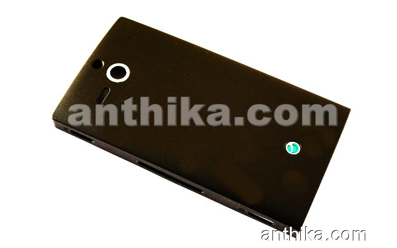 Sony Xperia U ST25i Kapak Original Battery Cover Black New Condition