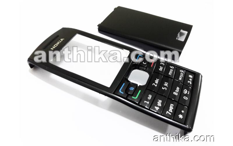 Nokia E50 Kapak Tuş High Quality Xpress on Cover Black New