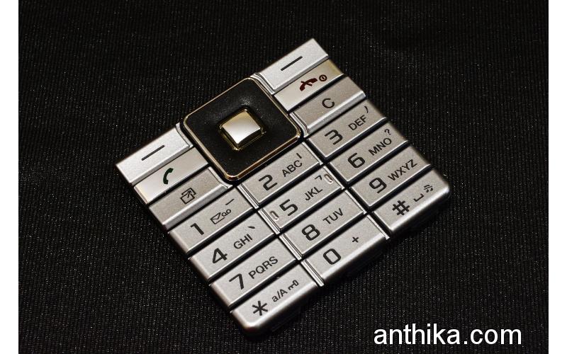 Sony Ericsson J105 Tuş Orjinal Keypad Silver New