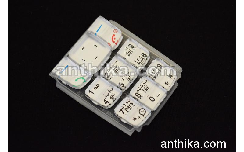 Nokia 1600 Tuş High Quality Keypad White Arabic New