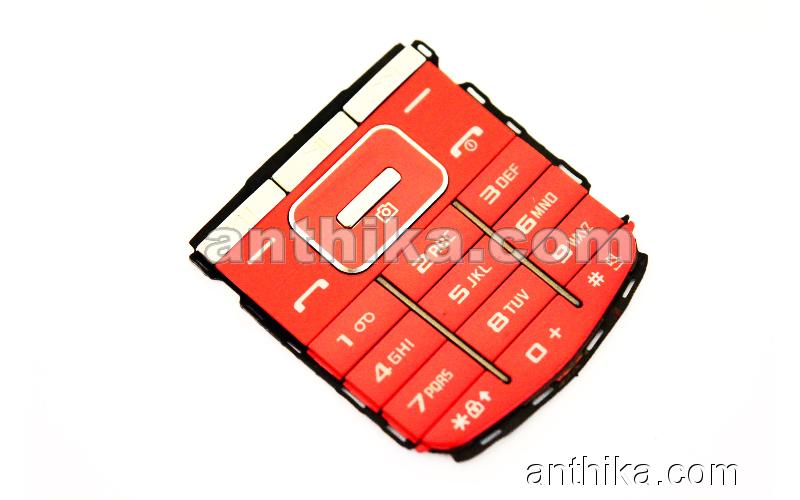 Samsung M3510 Tuş Original Keypad Red New