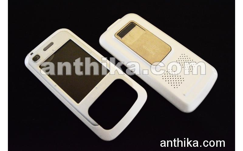 Nokia 6110 Navigator Kapak Takım Original Cover White New