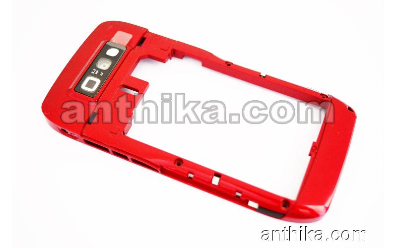 Nokia E71 Kasa Original Middle Cover Red New