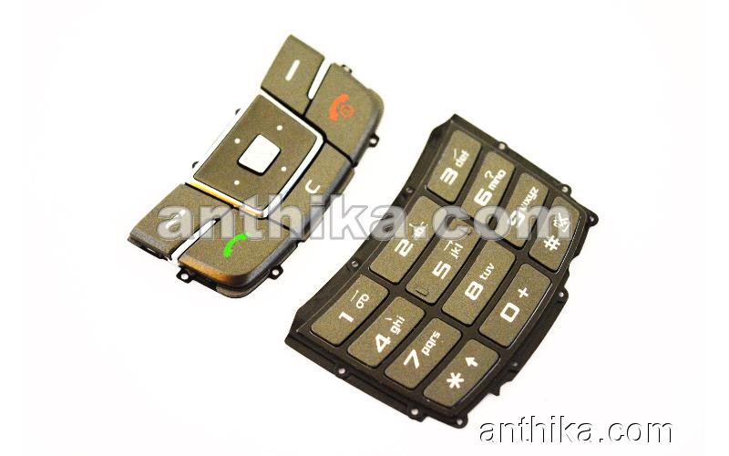 Samsung D880 D888 Tuş High Quality Keypad Grey New