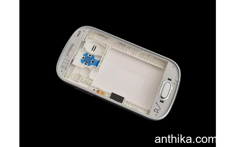 Samsung S6812 Kapak Kasa Tuş S6818 Kapak Kasa Tuş Beyaz