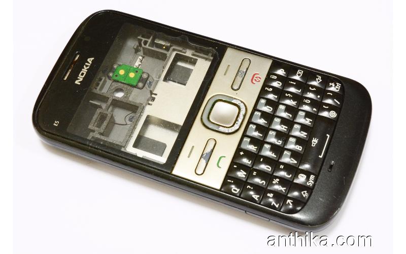 Nokia E5 Kapak Kasa Tuş Orjinal Full Housing Black Used - 2