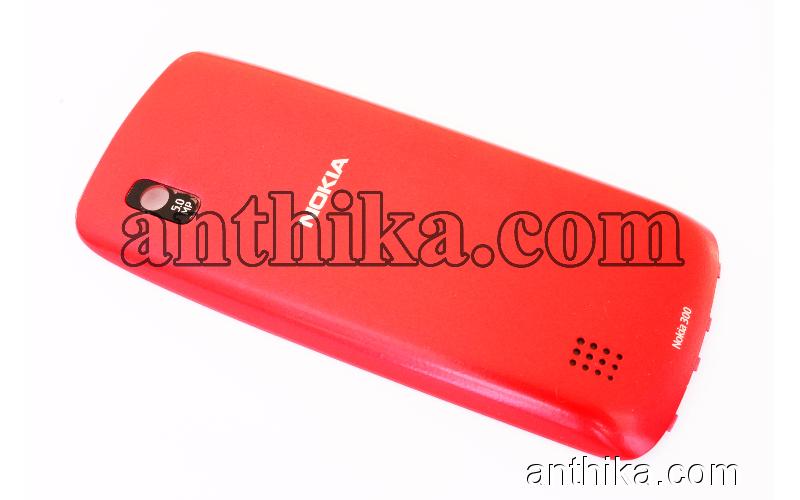 Nokia Asha 300 Kapak Speaker Original Front Cover Red Used 0259291