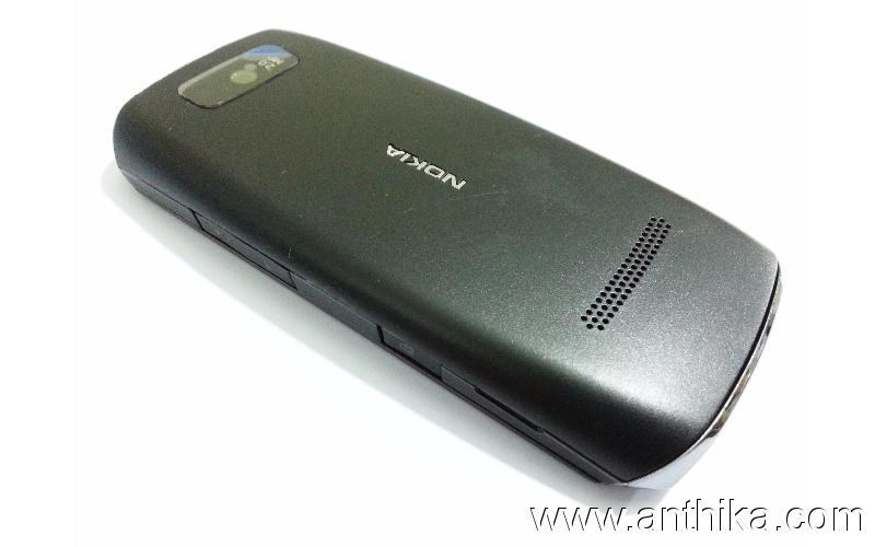 Nokia Asha 305 306 Kasa Kapak Full Housing Black