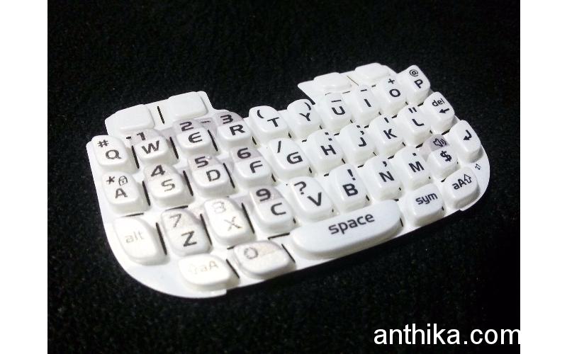 Blackberry 8520 Curve Tuş KVK Depodan Keypad White HDW-22756