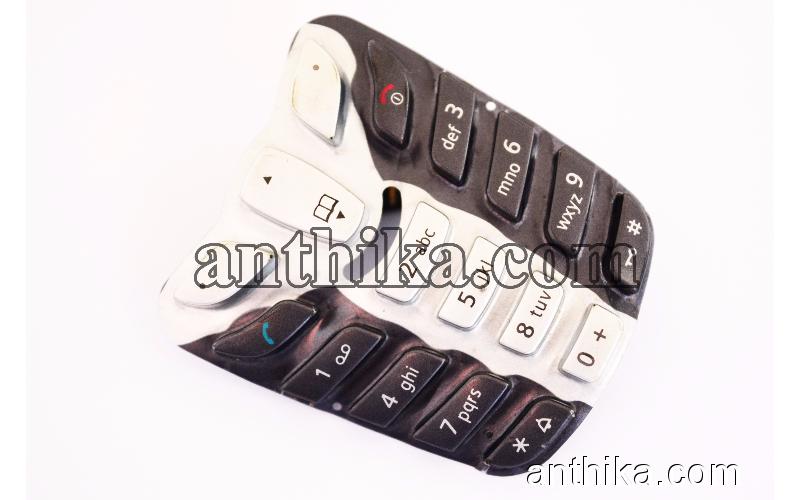 Siemens A57 Tuş Original Keypad Black Silver New