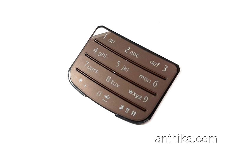 Nokia 6700 Tuş Original Numeric Key Brown New