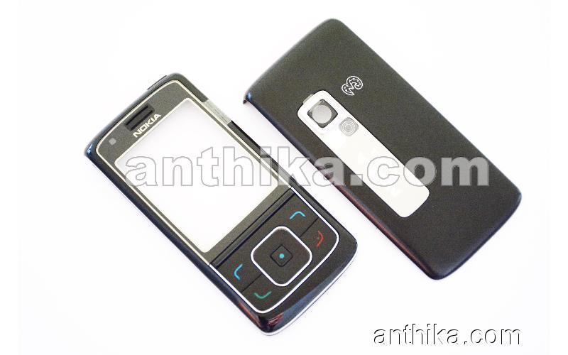 Nokia 6288 Kapak Tuş Original Xpress On Cover and Keypad Black New