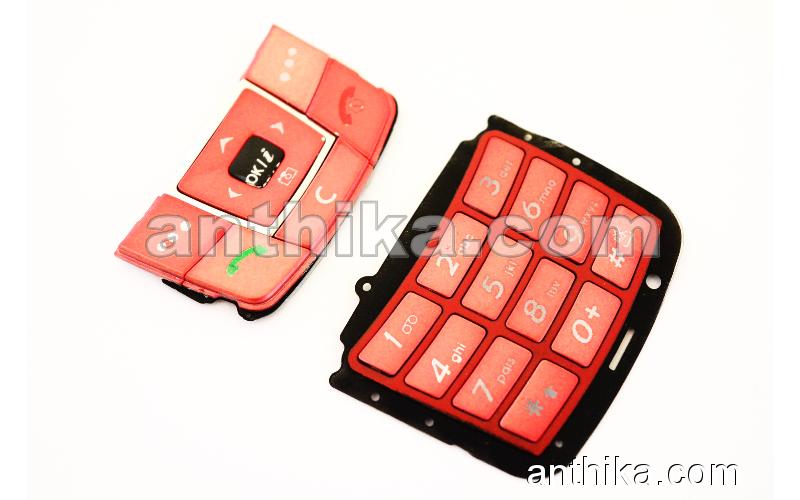 Samsung E250 Tuş Orjinal Kalitesinde Keypad Red