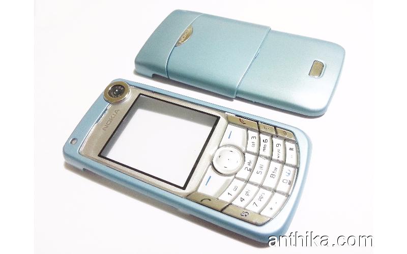 Nokia 6681 Kapak Tuş Orjinal Kalitesinde Xpress On Cover Keypad Ice Blue