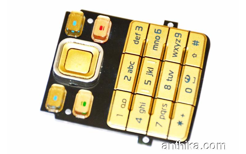 Nokia 6300 Tuş Orjinal Kalitesinde Keypad Gold New